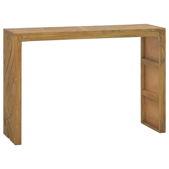 NNEVL Console Table 110x35x75 cm Solid Teak Wood