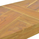 NNEVL Console Table 110x35x75 cm Solid Teak Wood