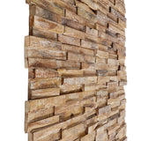 NNEVL 3D Wall Cladding Panels 10 pcs 1.01 m² Solid Teak Wood