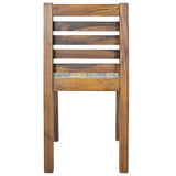 NNEVL Dining Chairs 2 pcs Solid Reclaimed Wood