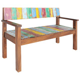 NNEVL Bench 115 cm Solid Reclaimed Wood