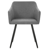 NNEVL Dining Chairs 6 pcs Light Grey Fabric
