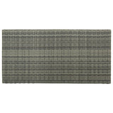 NNEVL 5 Piece Garden Bar Set with Cushions Poly Rattan Grey
