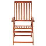 NNEVL Folding Garden Chairs 4 pcs Solid Acacia Wood
