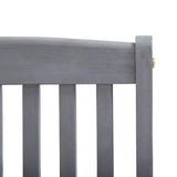 NNEVL Folding Outdoor Chairs 6 pcs Solid Acacia Wood