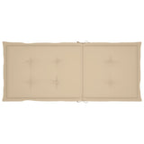 NNEVL Garden Chairs 6 pcs with Beige Cushions Solid Teak Wood