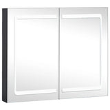 NNEVL LED Bathroom Mirror Cabinet 80x12.2x68 cm