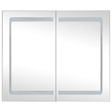 NNEVL LED Bathroom Mirror Cabinet 80x12.2x68 cm
