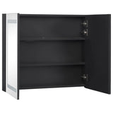 NNEVL LED Bathroom Mirror Cabinet 80x12.2x68 cm