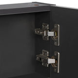 NNEVL LED Bathroom Mirror Cabinet 80x12.2x68 cm