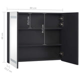 NNEVL LED Bathroom Mirror Cabinet 80x12.2x68 cm