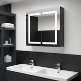 NNEVL LED Bathroom Mirror Cabinet 80x12.2x68 cm