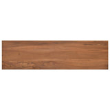 NNEVL TV Cabinet 110x30x45 cm Solid Teak Wood