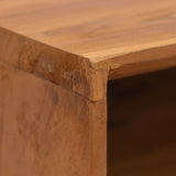 NNEVL TV Cabinet 110x30x45 cm Solid Teak Wood