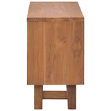 NNEVL TV Cabinet 80x30x50 cm Solid Teak Wood