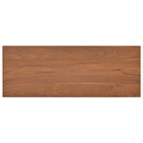 NNEVL TV Cabinet 80x30x50 cm Solid Teak Wood