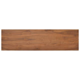 NNEVL TV Cabinet 110x30x50 cm Solid Teak Wood