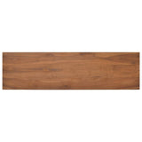 NNEVL TV Cabinet 110x30x50 cm Solid Teak Wood