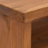NNEVL TV Cabinet 110x30x50 cm Solid Teak Wood