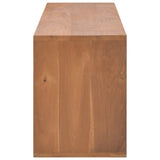 NNEVL TV Cabinet 110x30x40 cm Solid Teak Wood