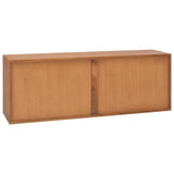 NNEVL TV Cabinet 110x30x40 cm Solid Teak Wood