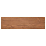 NNEVL TV Cabinet 110x30x40 cm Solid Teak Wood