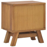 NNEVL Bedside Cabinet 40x30x45 cm Solid Teak Wood
