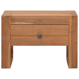 NNEVL Bedside Cabinet 50x30x35 cm Solid Teak Wood