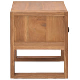 NNEVL Bedside Cabinet 50x30x35 cm Solid Teak Wood