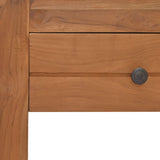 NNEVL Bedside Cabinet 50x30x35 cm Solid Teak Wood