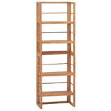 NNEVL Shelving Unit 60x30x180 cm Solid Teak Wood