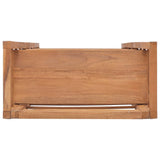 NNEVL Shelving Unit 60x30x180 cm Solid Teak Wood