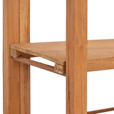 NNEVL Shelving Unit 60x30x180 cm Solid Teak Wood