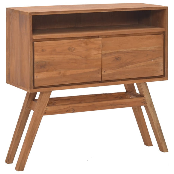 NNEVL Console Table 80x30x80 cm Solid Teak Wood