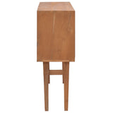 NNEVL Console Table 110x30x79 cm Solid Teak Wood