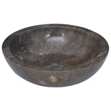 NNEVL Sink Grey Ø40x12 cm Marble