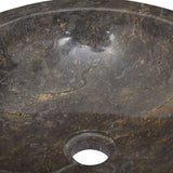 NNEVL Sink Grey Ø40x12 cm Marble