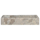 NNEVL Sink Grey 58x39x10 cm Marble