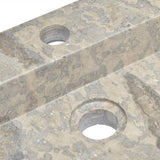 NNEVL Sink Grey 58x39x10 cm Marble