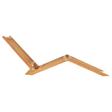 NNEVL Sun Lounger Solid Teak Wood