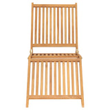 NNEVL Sun Lounger Solid Teak Wood