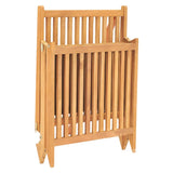 NNEVL Sun Lounger Solid Teak Wood