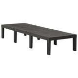 NNEVL Sun Lounger Plastic Anthracite
