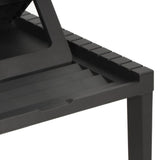 NNEVL Sun Lounger Plastic Anthracite
