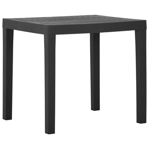 NNEVL Garden Table Grey 79x65x72 cm Plastic