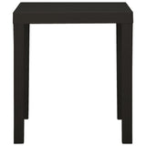 NNEVL Garden Table Anthracite 79x65x72 cm Plastic