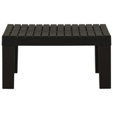 NNEVL 2 Piece Garden Lounge Set with Cushions Plastic Grey