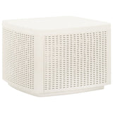 NNEVL Garden Table White 53x53x40 cm Plastic