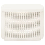 NNEVL Garden Table White 53x53x40 cm Plastic