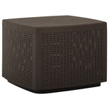 NNEVL Garden Table Mocha 53x53x40 cm Plastic